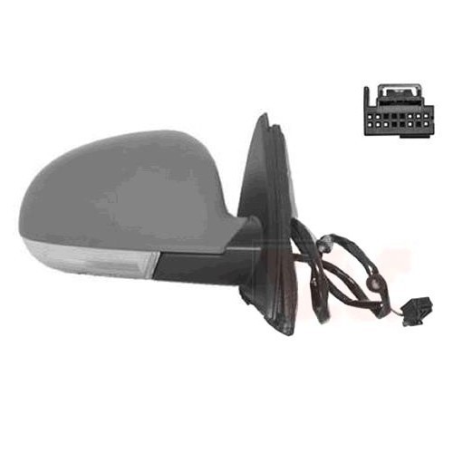  Complete right rear-view mirror casing for Golf 5 Estate and Jetta - GA14987 