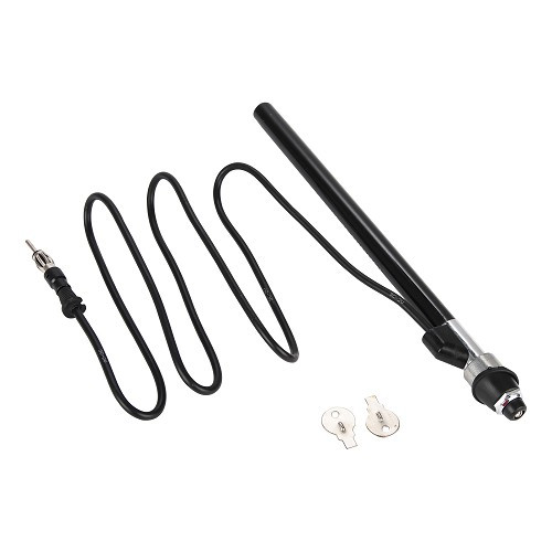    
                
                
    Antenne d'aile télescopique universelle à angle fixe pour VW Golf 2 et Jetta 2 (08/1983-12/1992) - GA15200
