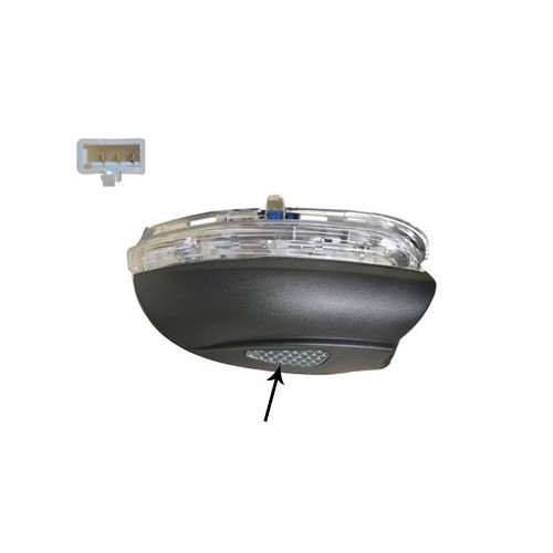     
                
                
    Répétiteur de clignotant droit sur rétroviseur, avec éclairage au sol pour Golf 6 - GA16738
