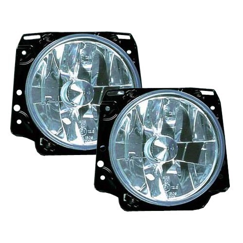  Headlights H4 Clear mirror for Golf 2 - 2 pieces - GA17104P 