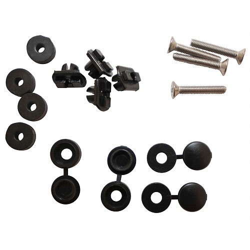 Scheinwerferschutz für Golf 2, schwarz getönte Version - GA17380