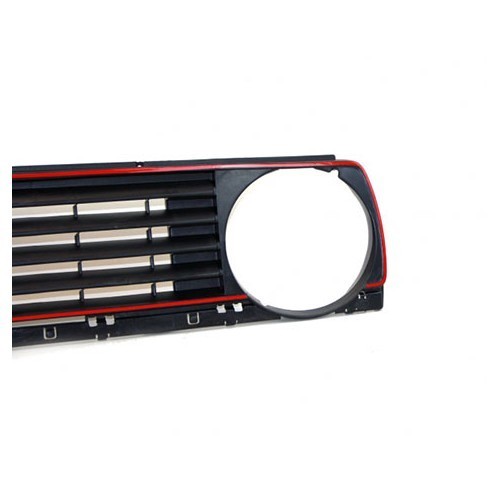  2 headlight grille for Golf 2 with red border - GA18008-1 
