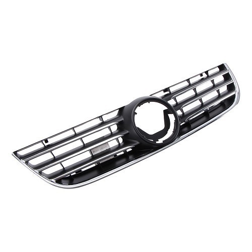  Black grille with chromium edges for VW Polo 9N from 2005 - GA18808-1 