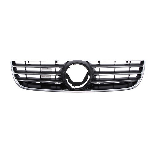  Black grille with chromium edges for VW Polo 9N from 2005 - GA18808 