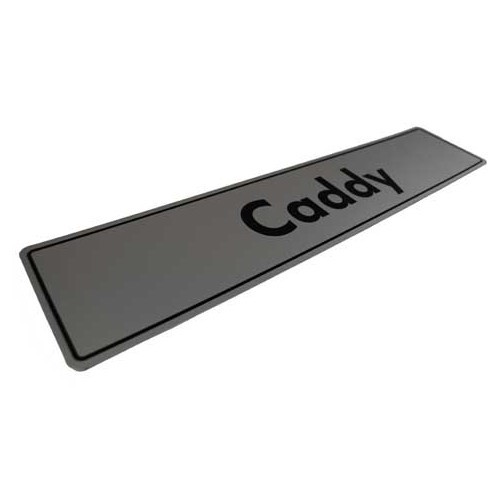  Placa decorativa formato matrícula, con inscripción "Caddy" - GA20056 