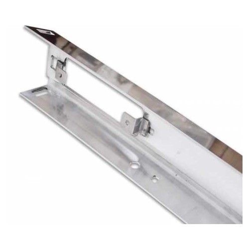 Front bumper for Golf 1 before 78, polished aluminum version - GA20218