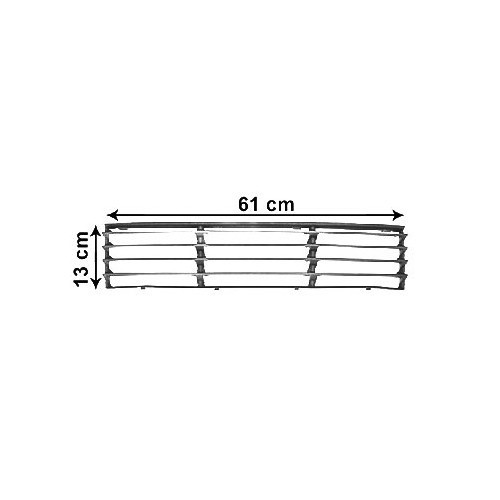  Central grille for front bumper for Passat 5 (3B3/3B6) - GA20746 