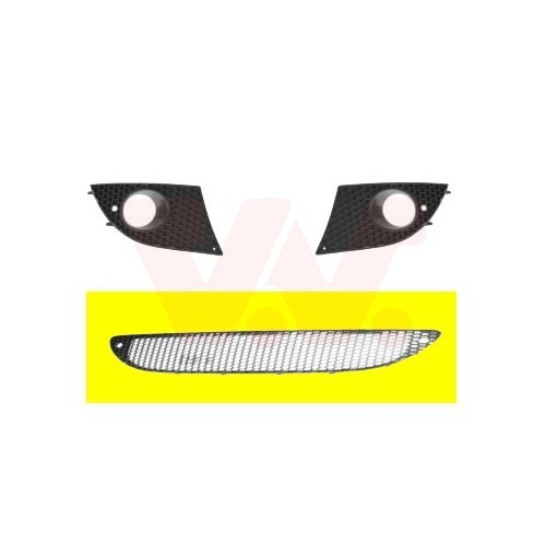     
                
                
    Front bumper centre grille for Seat Altea (5P) until 2009 - GA20835

