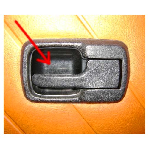  1 Interior black door handle bezel for Golf 1 - GB20403-2 