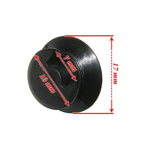 Clip per pannelli porta per VW Golf 1 Cabriolet - 42 pezzi - GB25042K