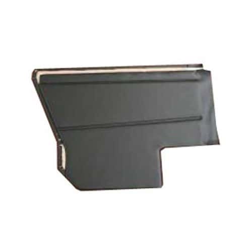  Paneles traseros negros para Golf 1 Cabriolet con rodillo - 2 piezas - GB25156 