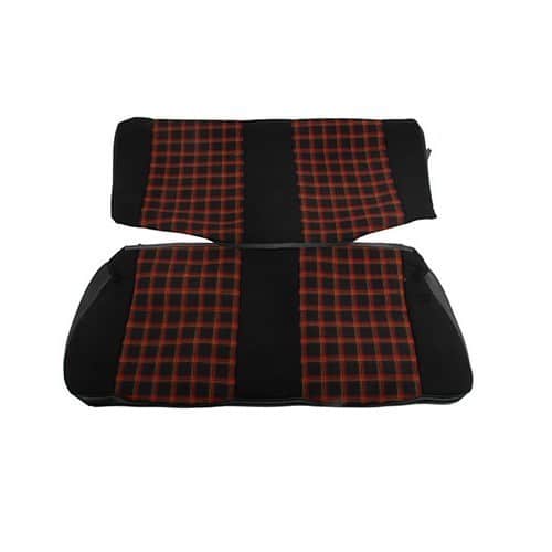  Jeu de housses de sièges rouge/noir pour Golf 1 GTI - GB25560-1 