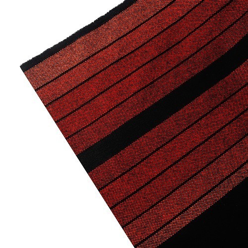  Tessuto motivo sfumato rosso tipo Golf 1 GTi dal 1981 al 1984 - GB25728 