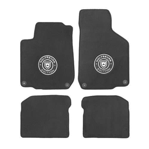  Set of 4 WOLFSBURG EDITION mats with logo for Golf 4 - GB26104 