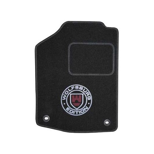  Wolfsburg Edition black mats for Golf 1 Caddy - 2 pieces - GB26110 