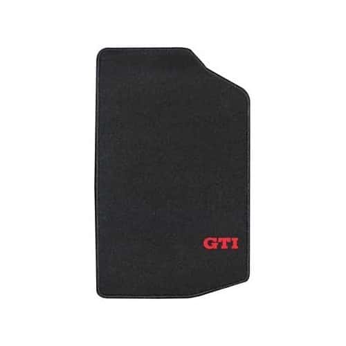  Set of 4 luxury black Ronsdorf floor mats for Golf 1 saloon with GTI"" inscription - GB26154-1 
