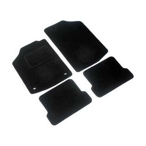  Set of 4 Ronsdorf luxury black mats for Scirocco up to ->81 - GB26156 