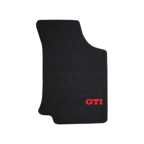 Set of 4 luxury black Ronsdorf floor mats for Golf 3 with GTI inscription - GB26170