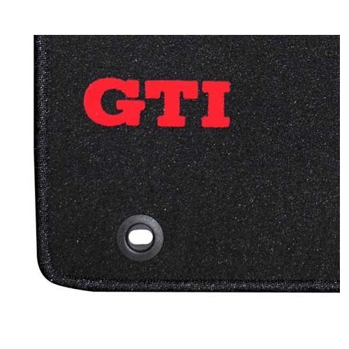  Schwarze Fußmatten für Golf 3 mit GTI-Schriftzug - GB26170-2 