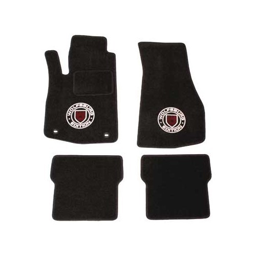     
                
                
    Tapis luxe Noirs Wolfsburg Edition pour VW Golf 1 Cabriolet - 4 pièces - GB26201
