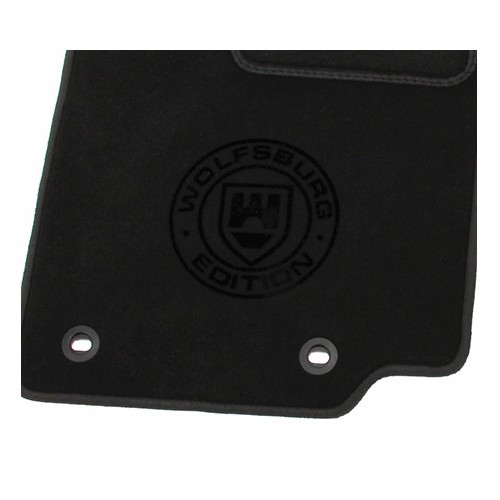 Tapis Ronsdorf luxe Noirs Wolfsburg Edition pour Golf 1 Berline - 4 pièces - GB26216