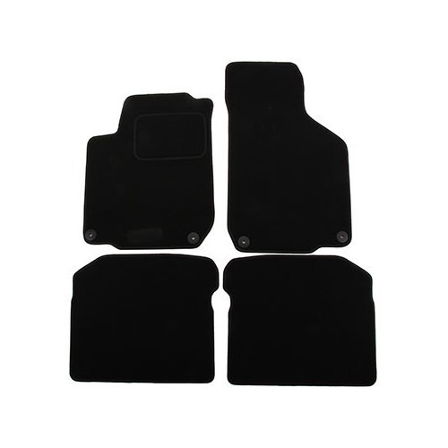  Set van 4 Ronsdorf luxe vloermatten in zwart voor Golf 4 Sedan - GB26242 