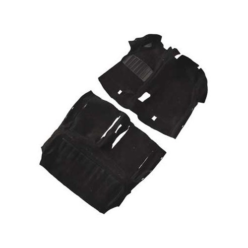 Moquette thermoformée pour Golf 2, 3 portes, en noir - GB26930