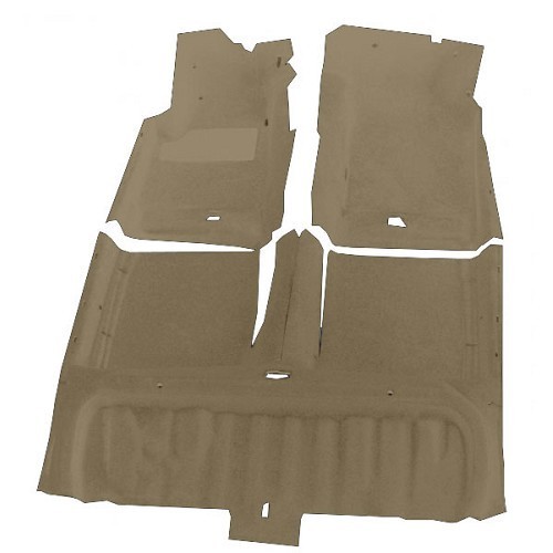     
                
                
    Thermoformed back and front carpet for Corrado, light brown (biscuit) - GB26952
