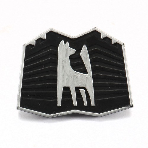  Wolf Emblem"-Logo für die mittlere Abdeckung des 3-Speichen-Lenkrads des Golf 1 GTi - GB29503-1 