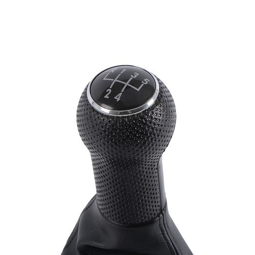 TOPRAN 5-speed black leatherette gear knob for VW Golf 4 - Cable box  - GB30125
