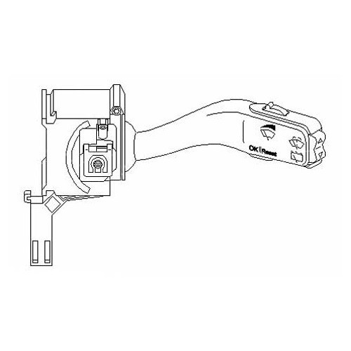  Windscreen wiper control unit with control for multifunction indicator - GB35618-4 