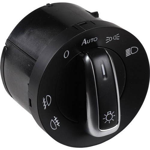  Botão de controlo dos faróis para VW Golf 6 com luzes de nevoeiro - GB36036 