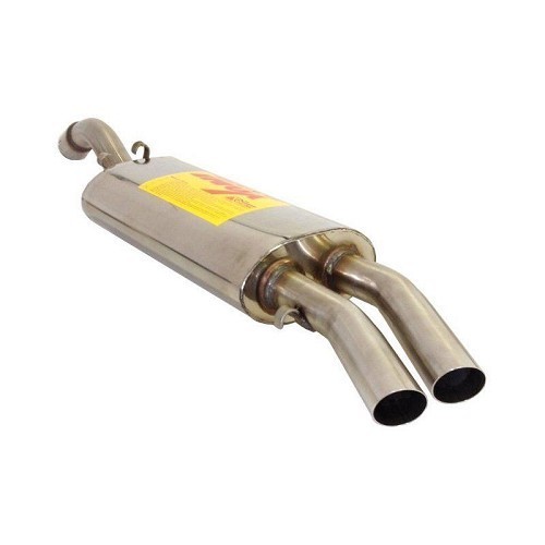  Original look RC Racing stainless steel rear silencer for Golf 2 G60 and 16S - GC10525 