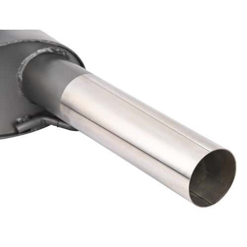  Steel Sports silencer for Golf 1 Cabriolet, straight 70 mm outlet - GC10816-1 