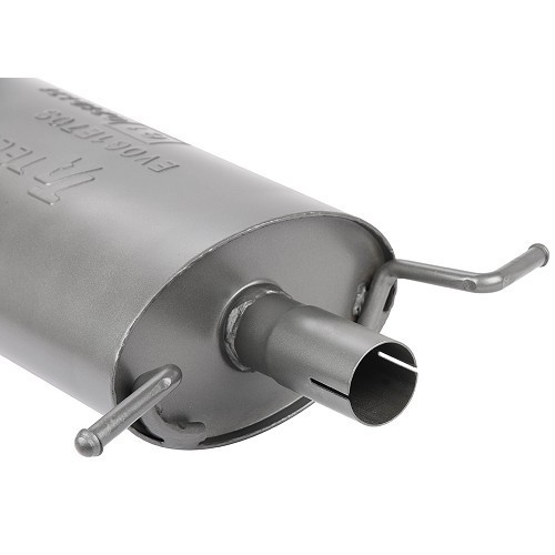 Silenziatore in acciaio versione Sport per Golf 1 Cabriolet, uscita diritta 70 mm - GC10816