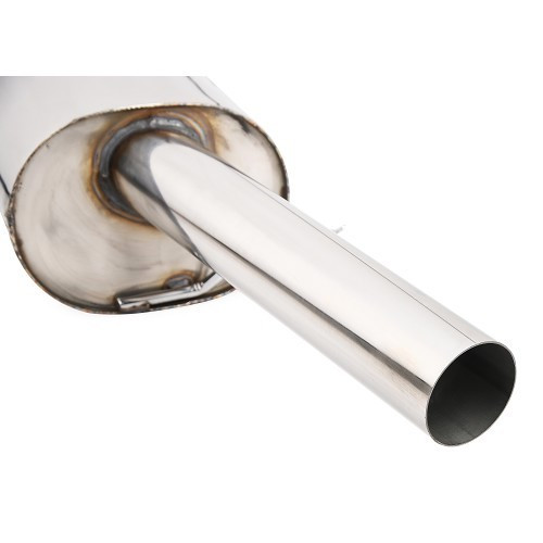  Stainless steel exhaust system for Golf 1 Cabriolet, straight 70 mm outlet - GC10818-1 
