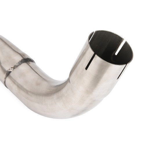  Stainless steel exhaust system for Golf 1 Cabriolet, straight 70 mm outlet - GC10818-4 