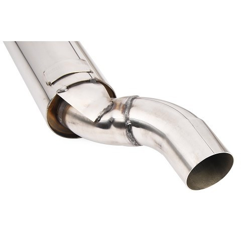  Stainless steel exhaust system for Golf 1 Cabriolet, straight 70 mm outlet - GC10818-5 