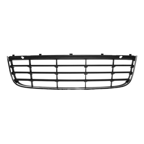  Front bumper lower center grille with chrome trim for VW Golf 5 Variant and Jetta 5 (05/2005-12/2010) - GC15007 