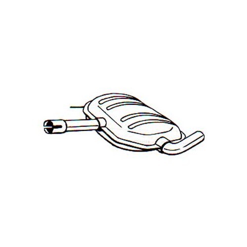     
                
                
    Rear intermediate exhaust section for VW Passat 3 - GC20023
