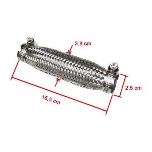 Tubo flessibile sul collettore di scarico per VW Golf 1 - GC20096