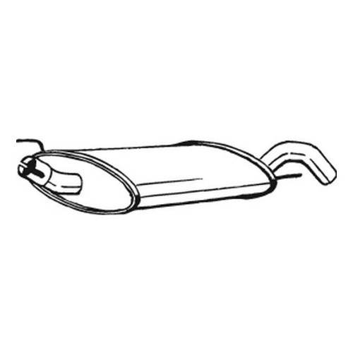     
                
                
    Silenciador de escape para Volkswagen Golf 4 cabriolet (06/1998-06/2002) - GC20341
