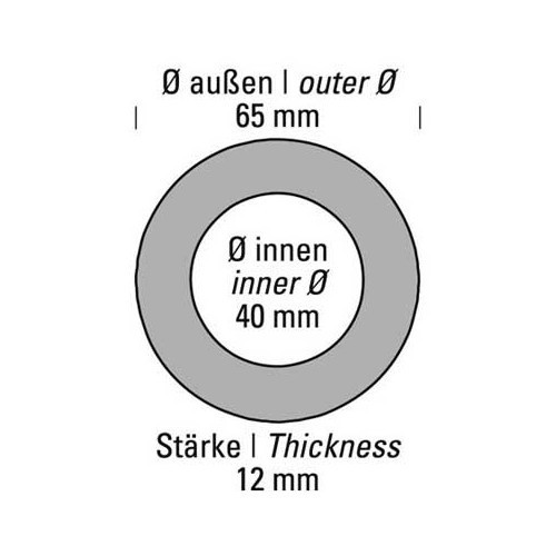 Silikonverstärkter Auspuffsilentblock - GC20800