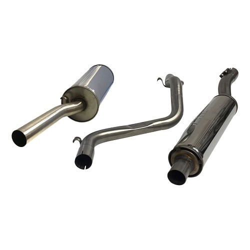  JETEX 50 mm stainless steel exhaust system after the manifold, for Golf1 GTi -> 07/83 - GC21018 
