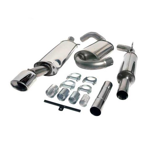  JETEX 63 mm stainless steel exhaust pipe for Corrado 16s, G60 & VR6 08/91-> - GC21027 