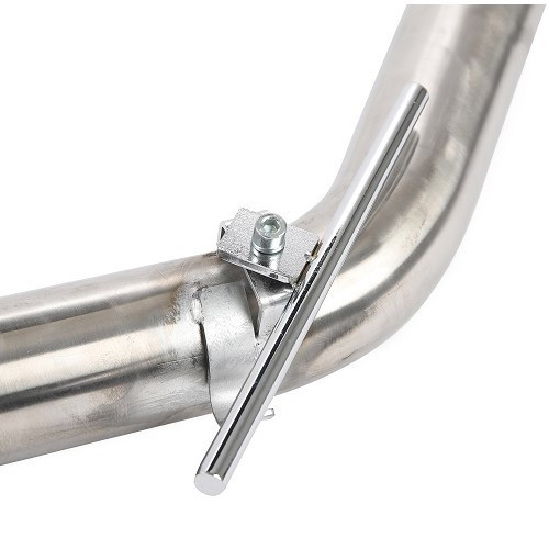 Stainless steel exhaust line without intermediate pipes for Golf 2 - GC21036