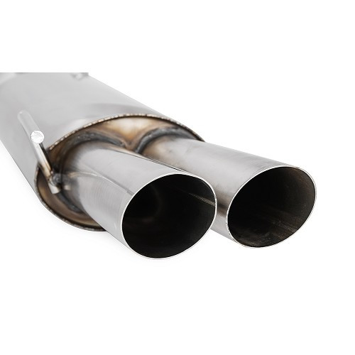 Stainless steel exhaust line without intermediate pipes for Golf 3 - GC21038