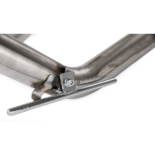 Stainless steel exhaust line without intermediate pipes for Golf 3 - GC21038