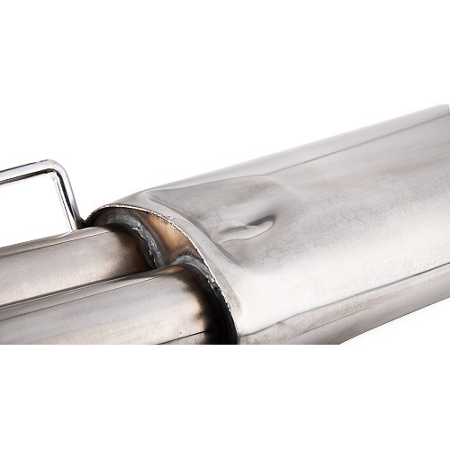 Stainless steel exhaust line without intermediate pipes for Golf 3 - GC21038
