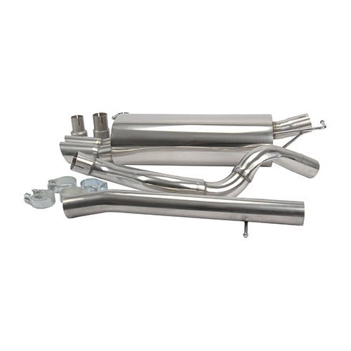  Stainless steel exhaust line without intermediate pipes for Golf 4 - GC21039-3 